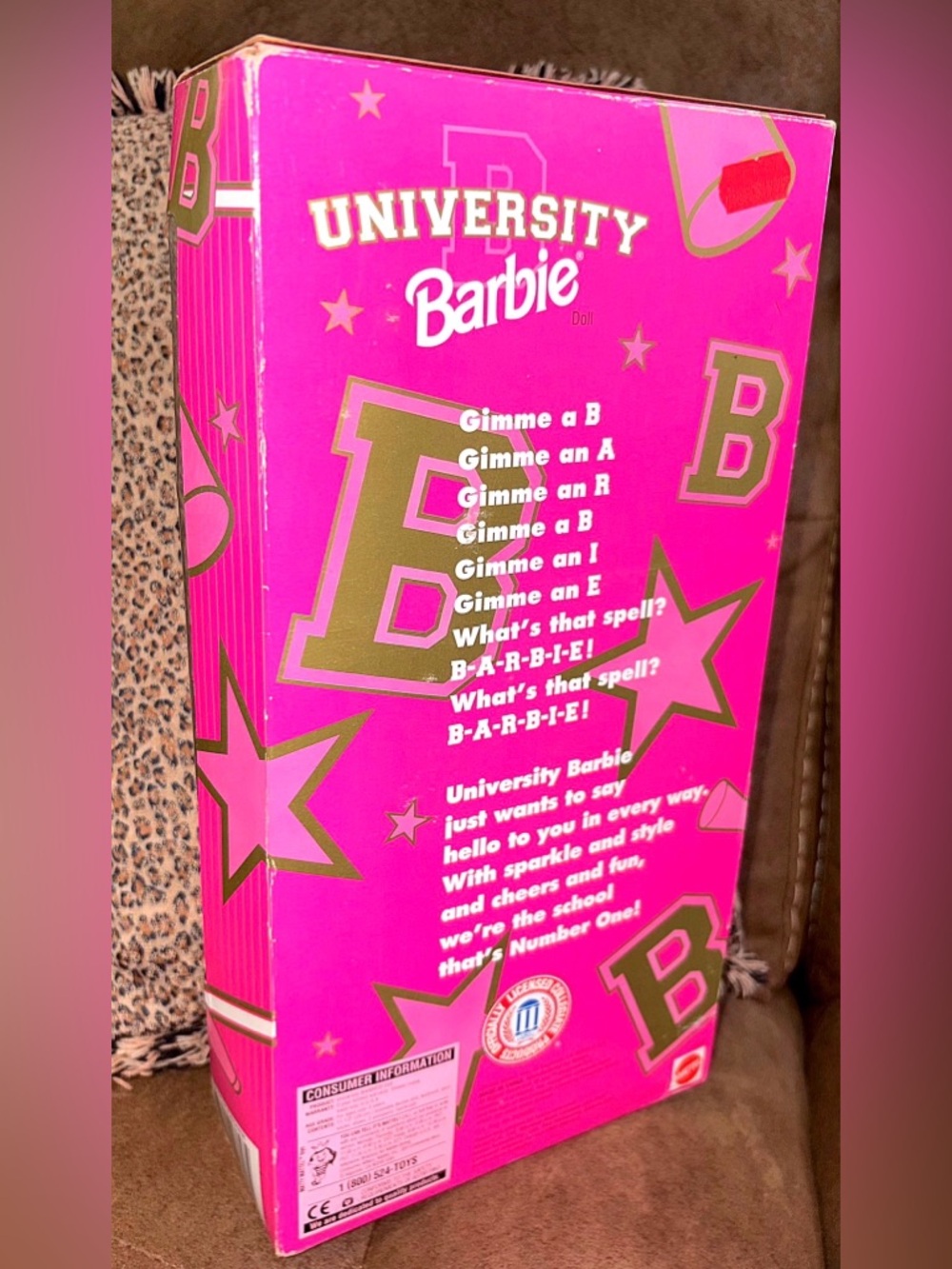 Special Edition Penn State University Barbie Doll Year 1996 - Picture 2 of 4